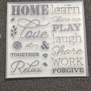 Inspirational Clear Stamps Set